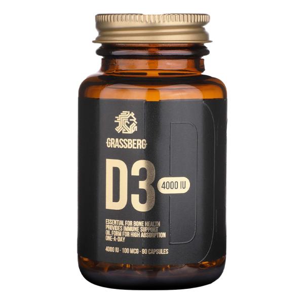 Grassberg - Vitamin D3 4000 IU