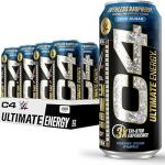 Cell C4 ULT Energy RTD 16oz Ruthless Raspbery (12)