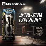 Cell C4 ULT Energy RTD 16oz Ruthless Raspbery (12)